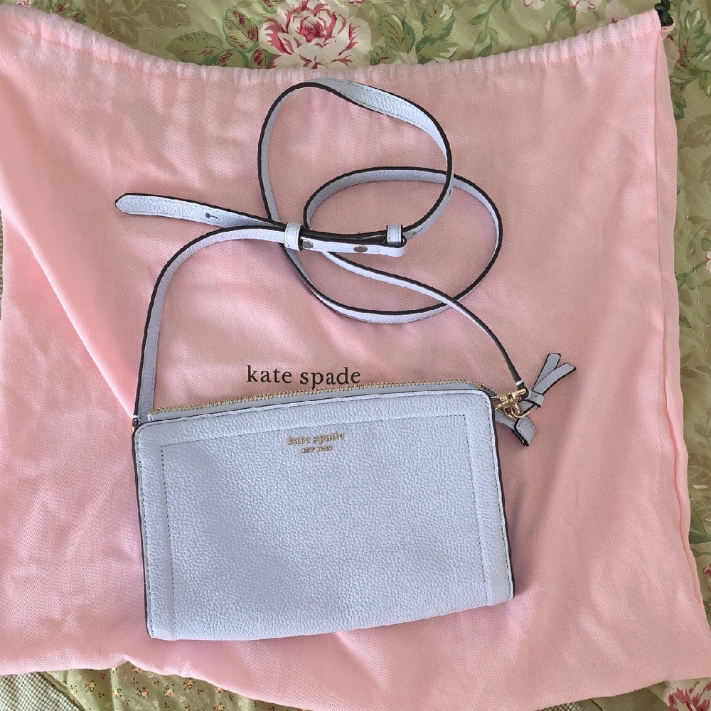 Kate Spade Knott Small Sky Blue Crossbody Bag and Dustbag
